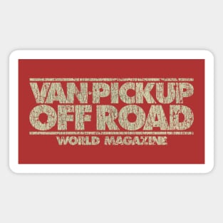 Van, Pickup, and Off-Road World Magazine 1979 Magnet